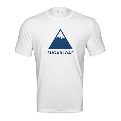 Sugarloaf Tech T-Shirt Full Color Chest Logo WHITE