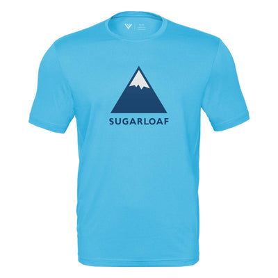 Sugarloaf Tech T-Shirt Full Color Chest Logo NORSE BLUE