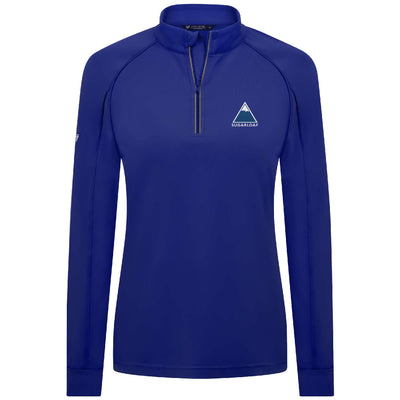 Sugarloaf Women's Lightweight 1/4 Zip Full Color Small Chest Logo TEAM ROYAL