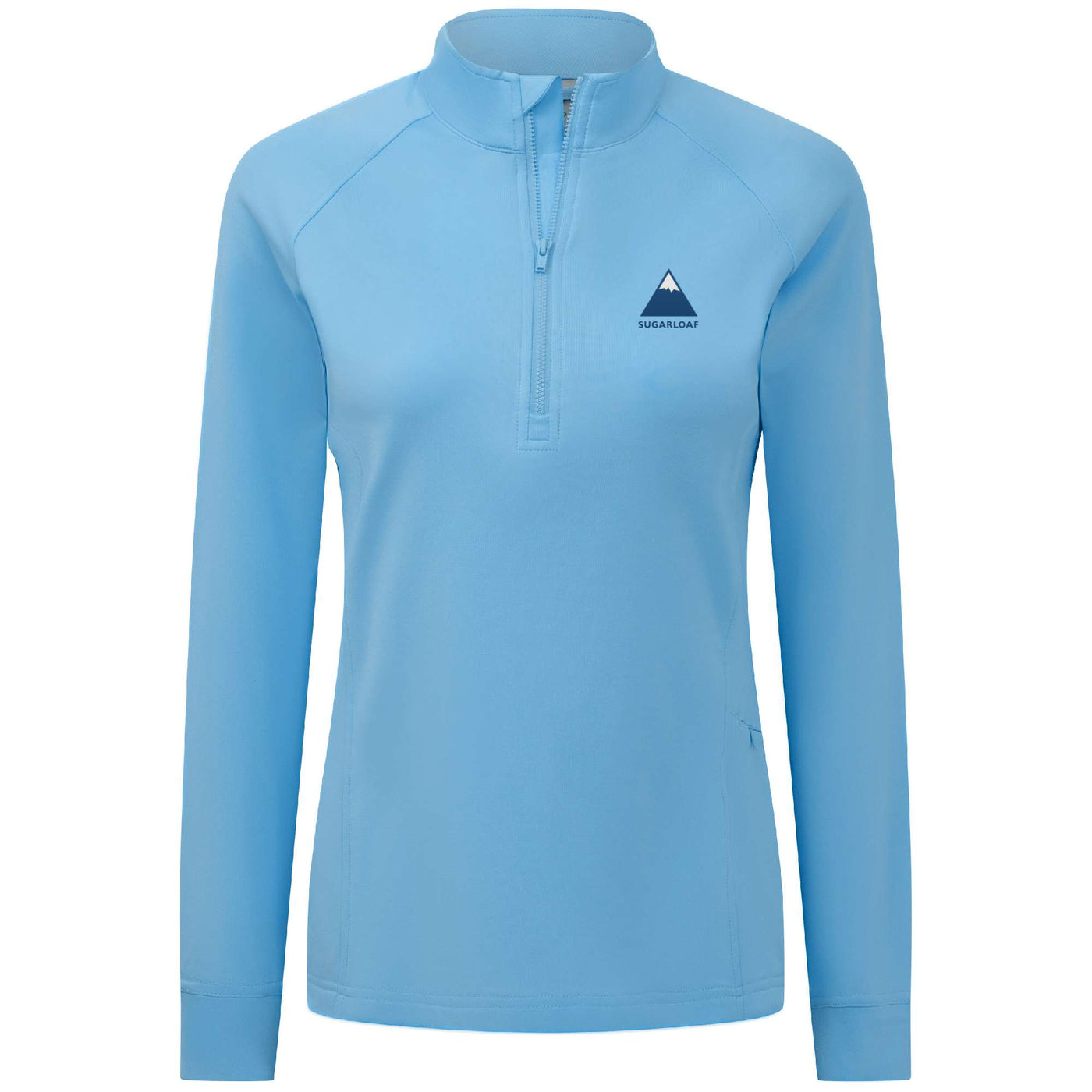 Sugarloaf Women's Midweight 1/4 Zip Full Color Small Chest Logo ICE 2