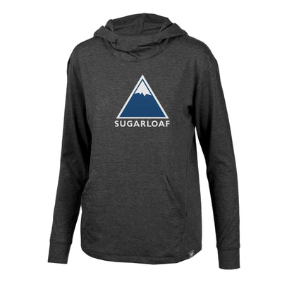 Sugarloaf Women's Lightweight Tech Hoody Full Color Chest Logo 