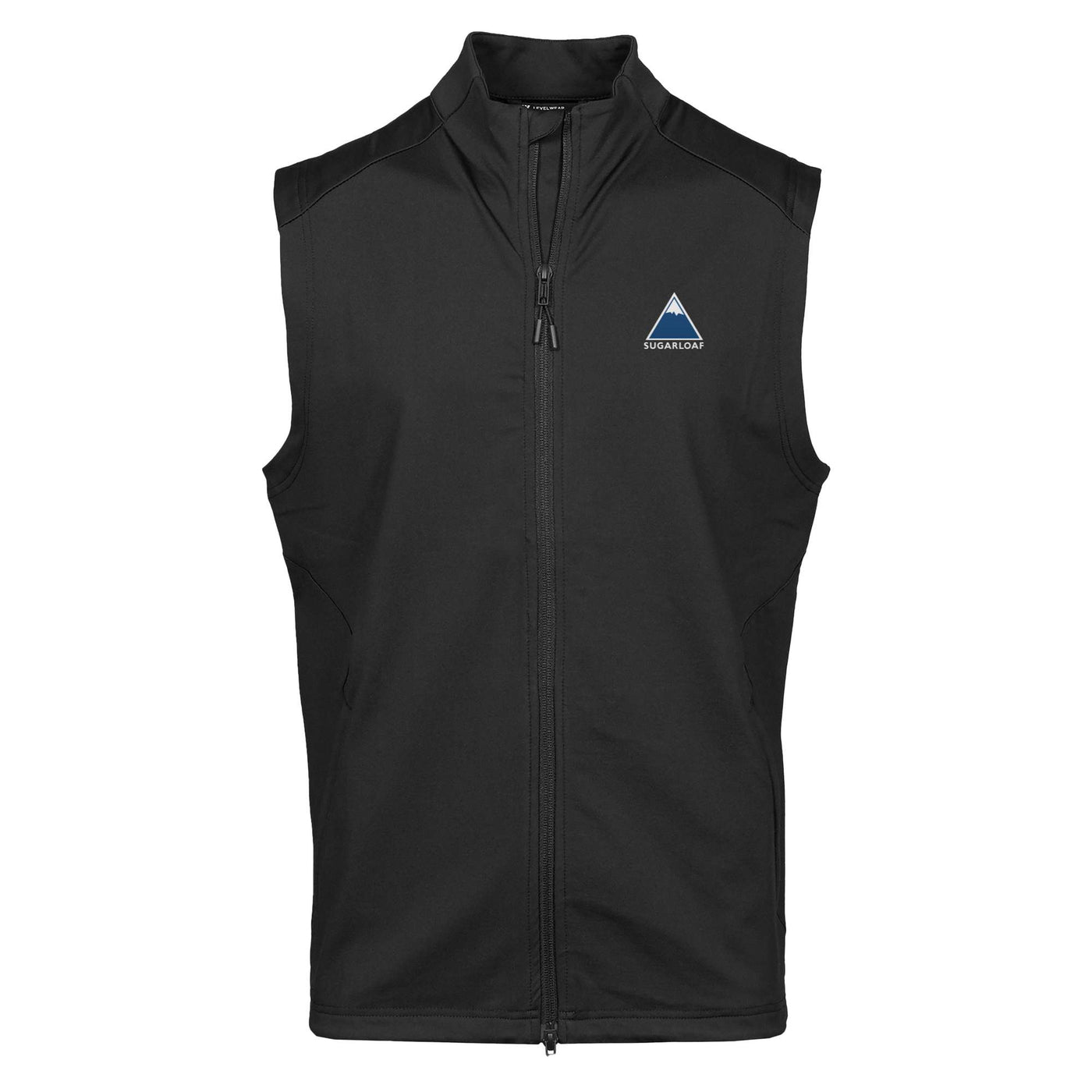 Sugarloaf Men's Lightweight Vest Full Color Small Chest Logo BLACK