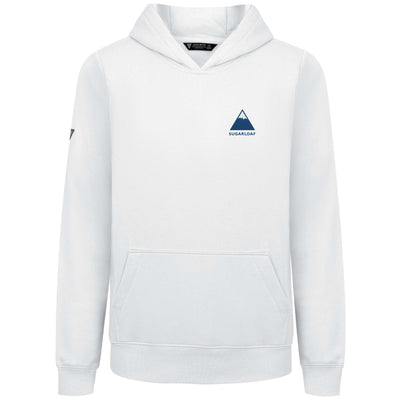 Sugarloaf Kid's Hoody Full Color Small Chest Logo WHITE