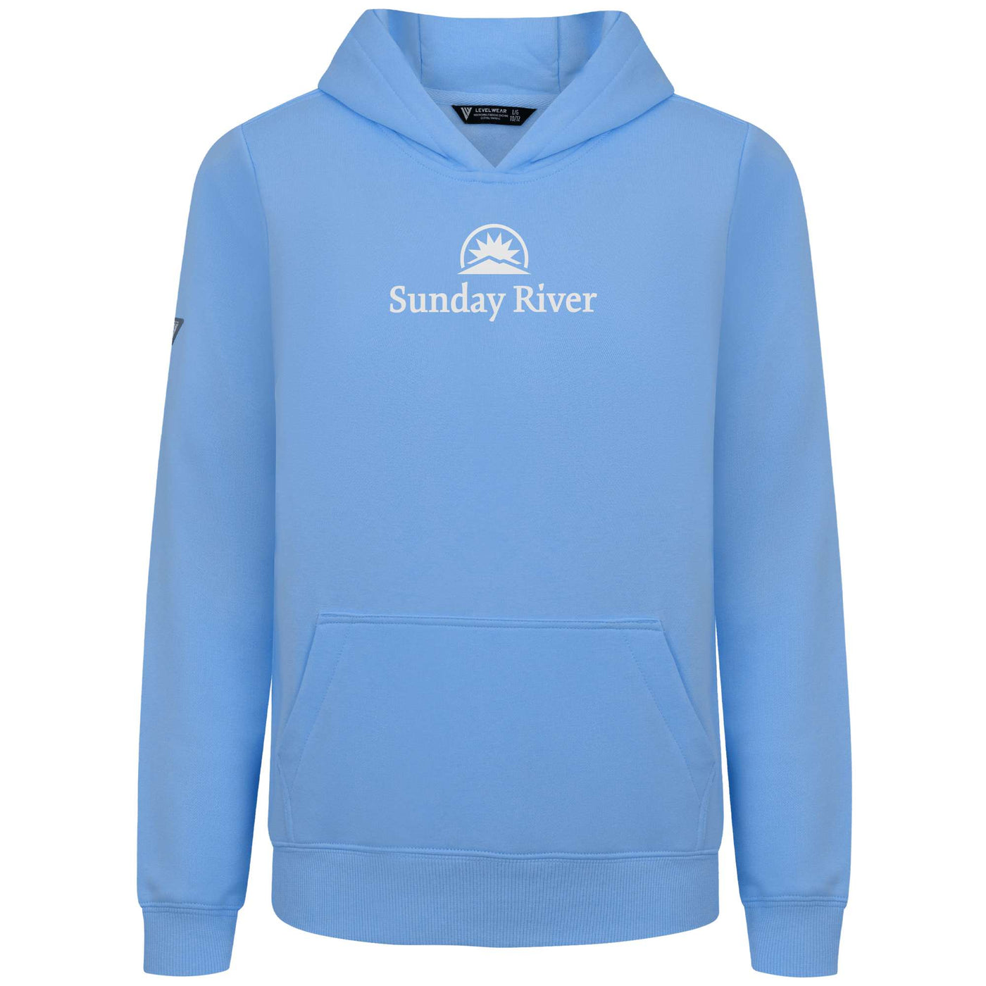 Sunday River Kid's Hoody White Chest Logo ICE 2