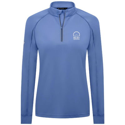 Big Sky Women's Lightweight 1/4 Zip Small Chest Logo ICE 2