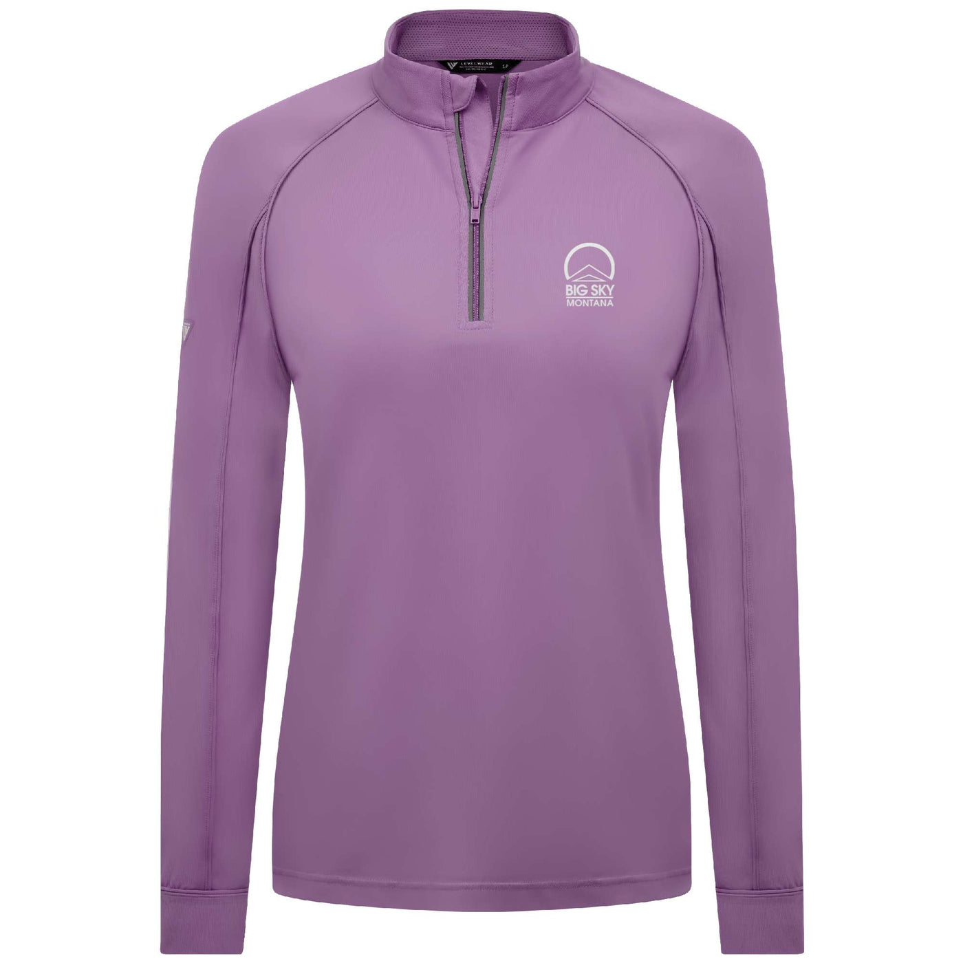 Big Sky Women's Lightweight 1/4 Zip Small Chest Logo LUPINE