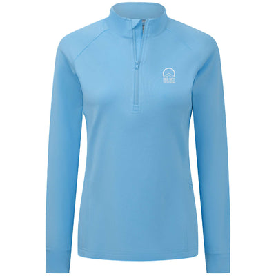 Big Sky Women's Midweight 1/4 Zip Small Chest Logo ICE 2