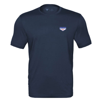 Boyne Mountain Tech T-Shirt Full Color Small Chest Logo NAVY