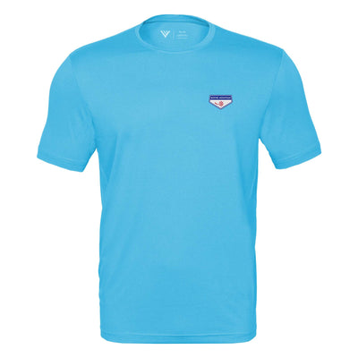 Boyne Mountain Tech T-Shirt Full Color Small Chest Logo NORSE BLUE