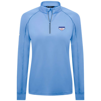 Boyne Mountain Women's Lightweight 1/4 Zip Full Color Small Chest Logo ICE 2