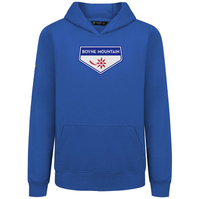 Boyne Mountain Kid's Hoody Full Color Chest Logo TEAM ROYAL