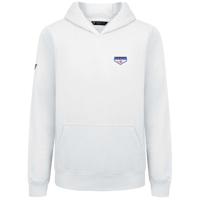 Boyne Mountain Kid's Hoody Full Color Small Chest Logo WHITE