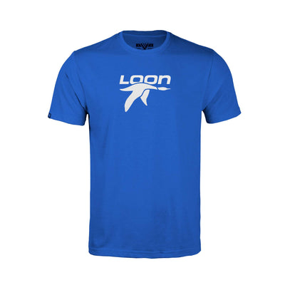 Loon Mountain Kid's Classic T-Shirt White Chest Logo TEAM ROYAL