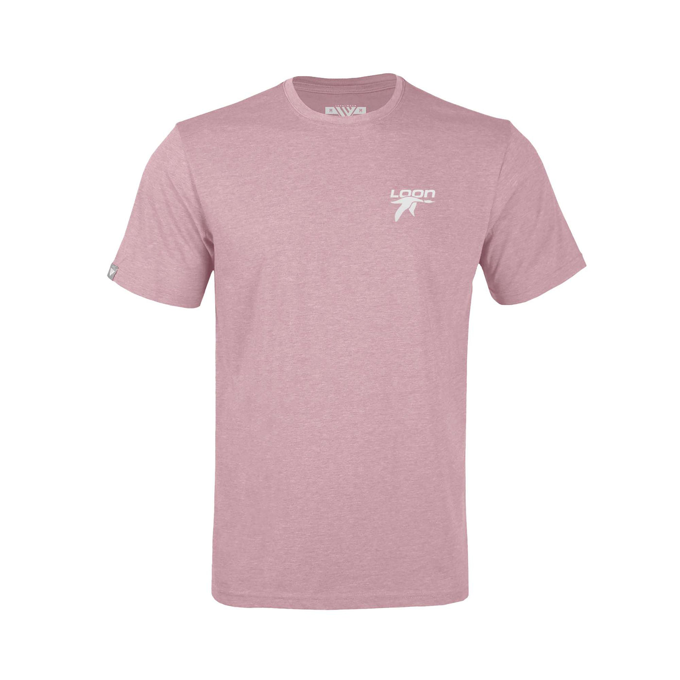 Loon Mountain Kid's Classic T-Shirt White Small Chest Logo HEATHER FAIRY TALE