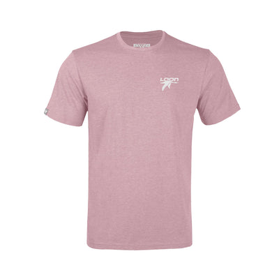 Loon Mountain Kid's Classic T-Shirt White Small Chest Logo HEATHER FAIRY TALE