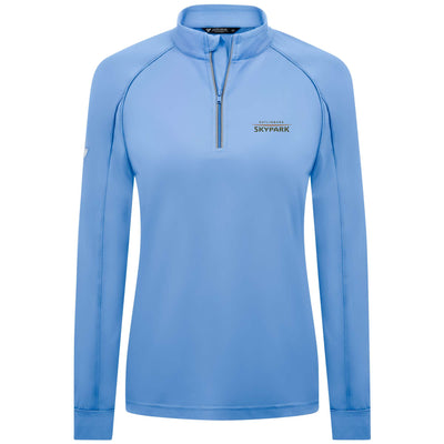 Gatlinburg Skypark Women's Lightweight 1/4 Zip Full Color Small Chest Logo ICE 2