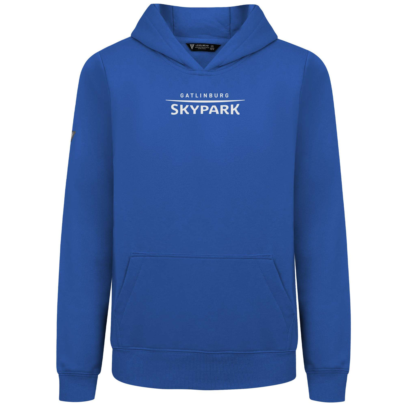 Gatlinburg SkyPark Kid's Hoody White Chest Logo TEAM ROYAL