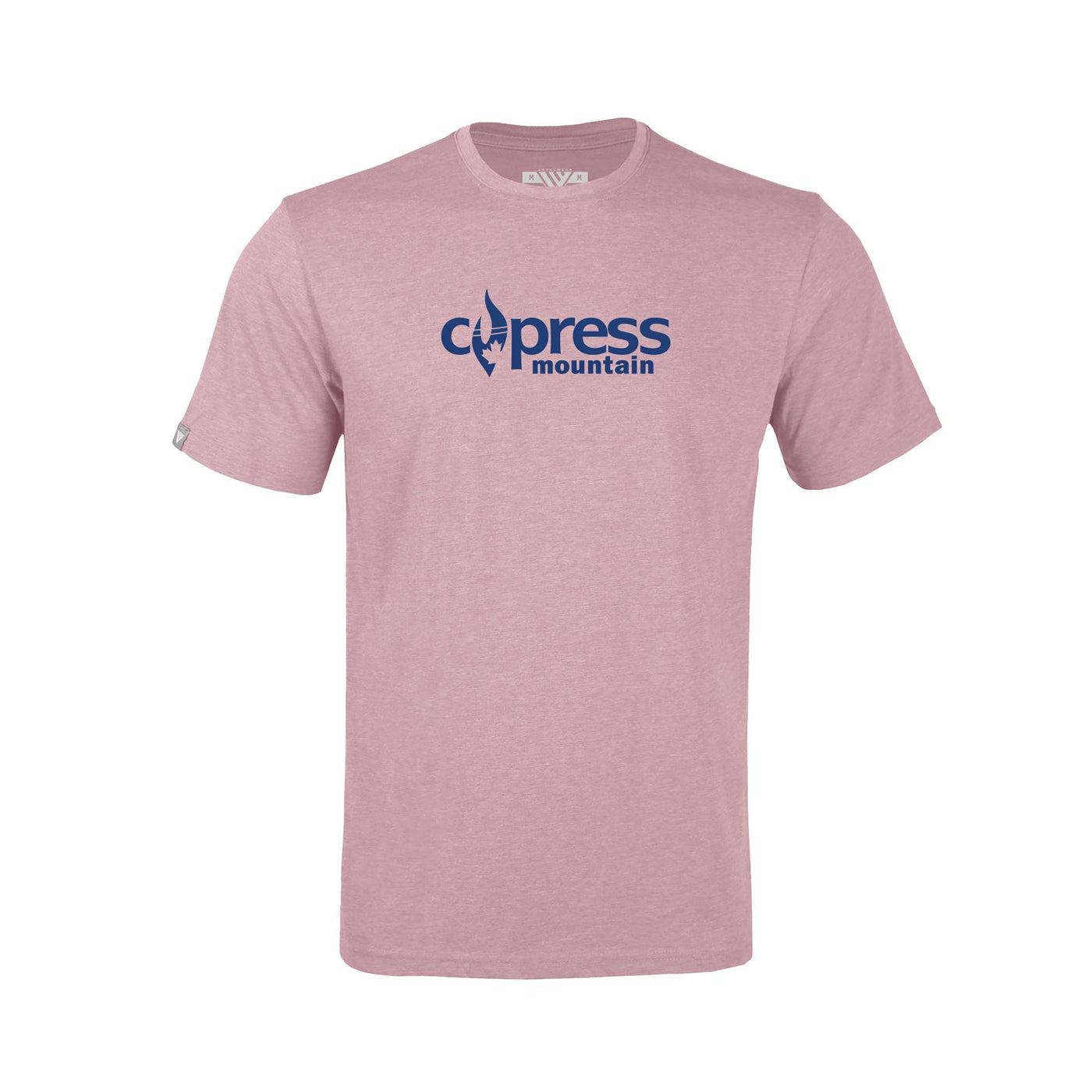 Cypress Kid's Classic T-Shirt Blue Chest Logo HEATHER FAIRY TALE