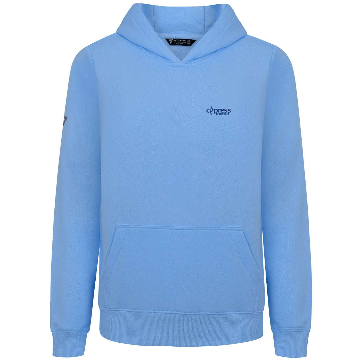 Cypress Kid's Hoody Blue Small Chest Logo ICE 2