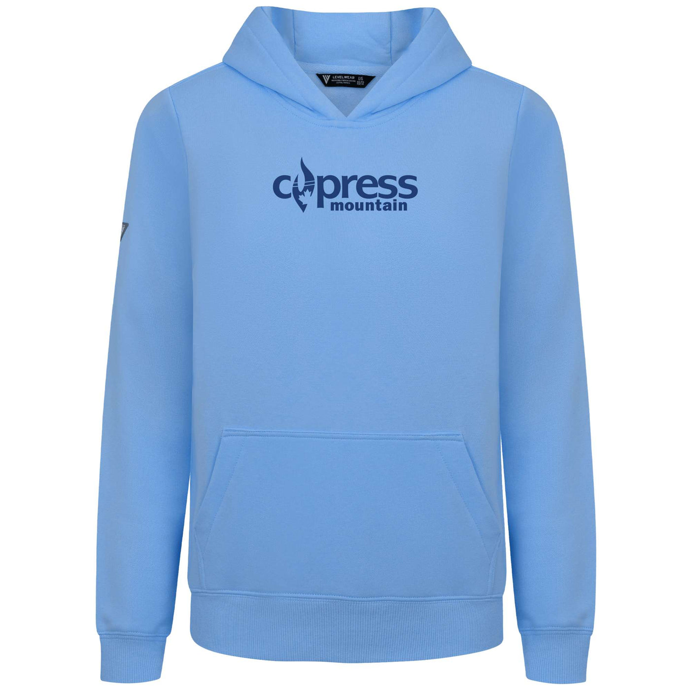 Cypress Kid's Hoody Blue Chest Logo ICE 2