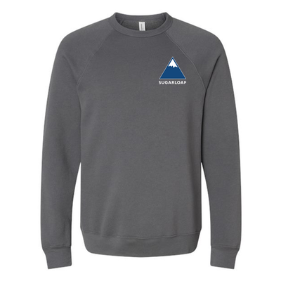 Sugarloaf Adult Crewneck Full Color Chest and Back Logo Asphalt