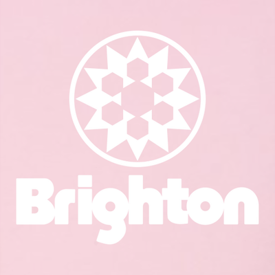 Brighton Adult Long Sleeve White Chest and Back Logo Pink 