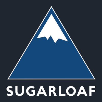 Sugarloaf Adult Long Sleeve Full Color Chest and Back Logo Midnight Navy