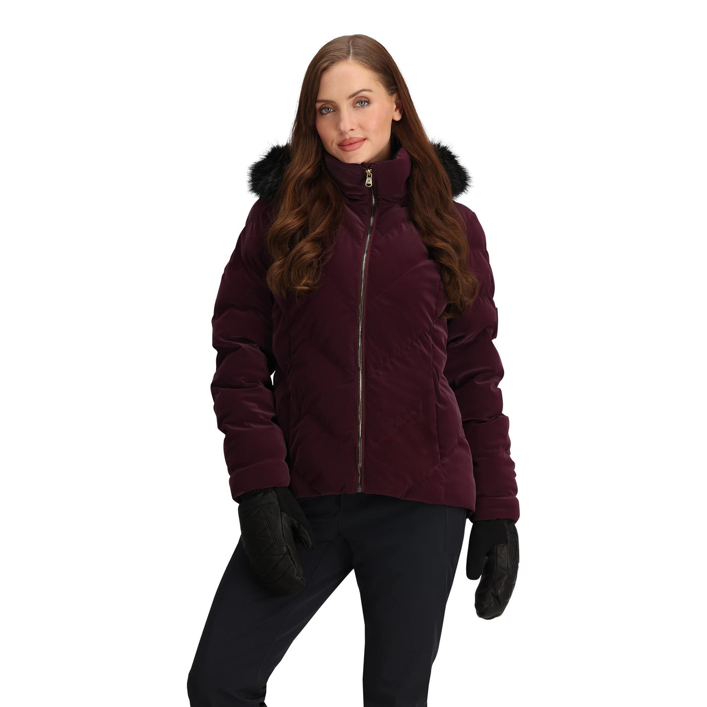 Obermeyer Women's Bombshell Luxe Jacket 2025 24047 Cabernet