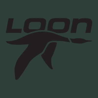 Loon Mountain Adult T-Shirt Black Chest Logo Forest