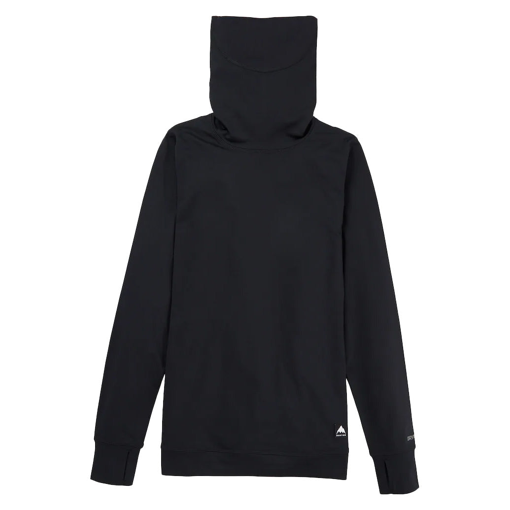 Burton Women's Midweight Base Layer Long Neck Shirt 2026 TRUE BLACK