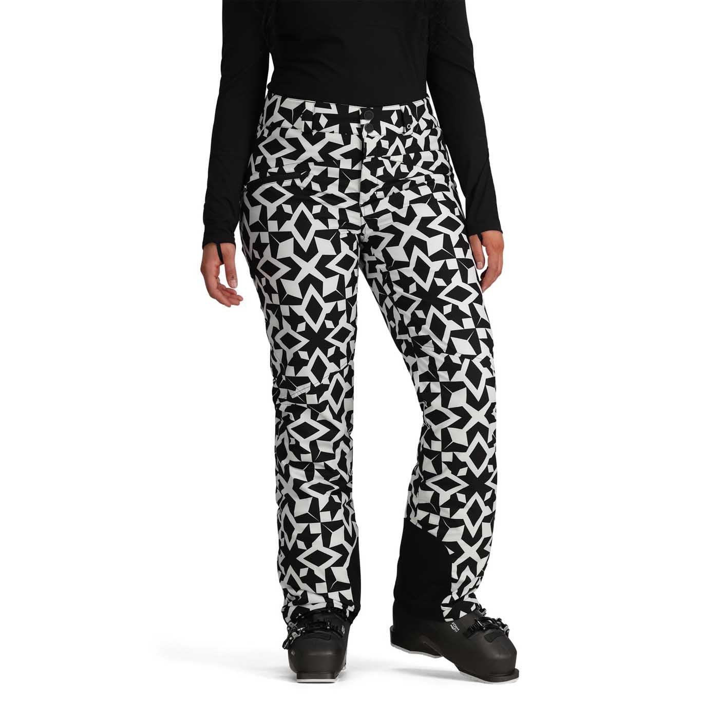 Obermeyer Women's Printed Malta Snow Pants 2025 24109 Snow Geo