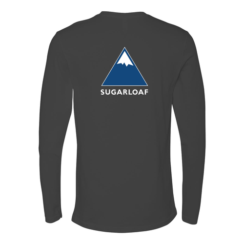 Sugarloaf Adult Long Sleeve Full Color Chest and Back Logo Heavy Metal