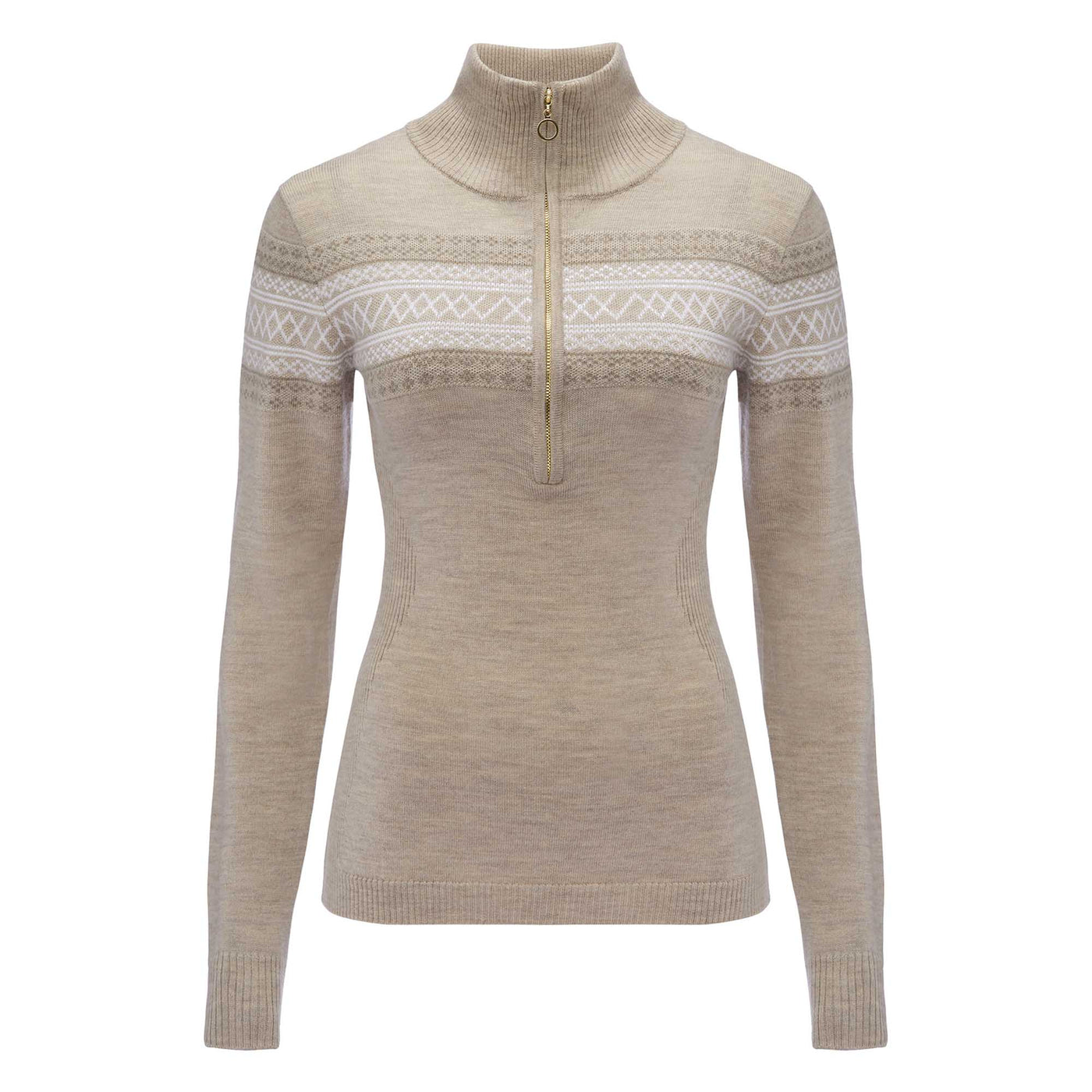 We Norwegians Women's Signature Zip Up 2024 SAND