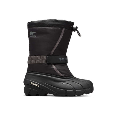 Sorel Children's Flurry™ Snow Boots 2024 BLACK/CITY GREY