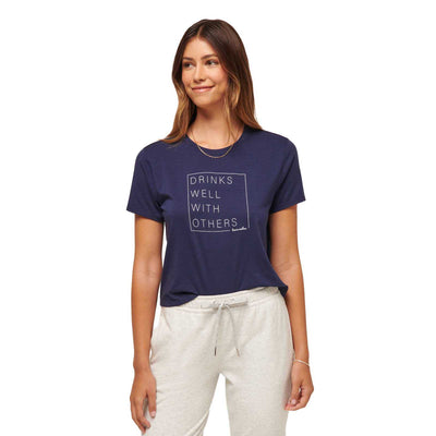 TravisMathew Women's Day At The Races Tee 2024 NAVY