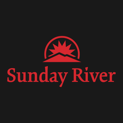 Sunday River Adult Crewneck Red Chest Logo Black 