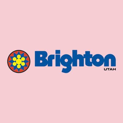 Brighton Adult T-Shirt Full Color Chest Logo Light Pink 