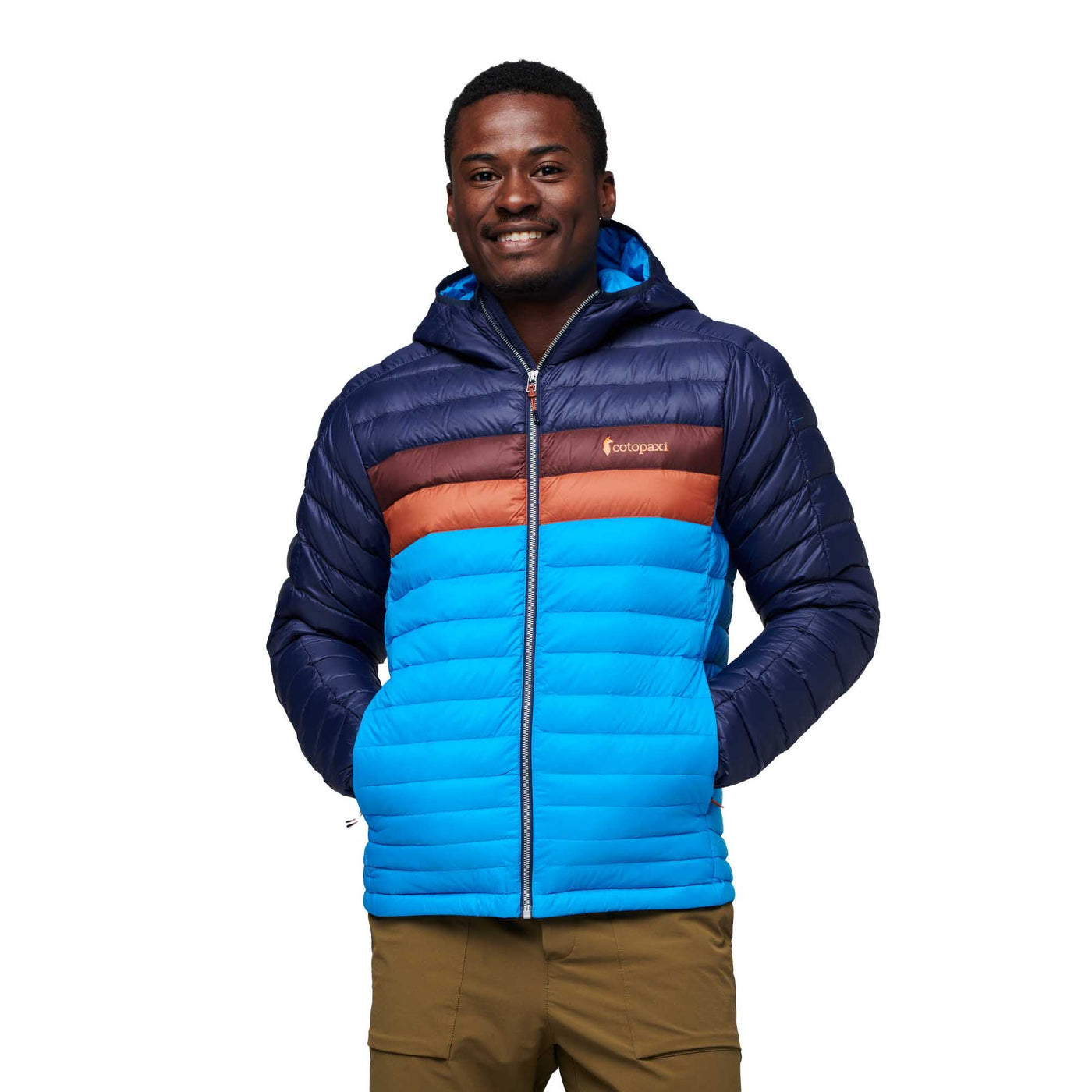 Cotopaxi Men's Fuego Hooded Down Jacket 2025 MARITIME SALTWATER