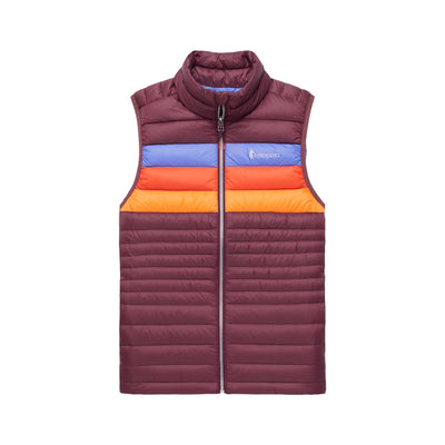 Cotopaxi Women's Fuego Down Vest 2024 WINE STRIPES