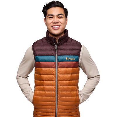 Cotopaxi Men's Fuego Down Vest 2025 COFFEE AND SIENNA