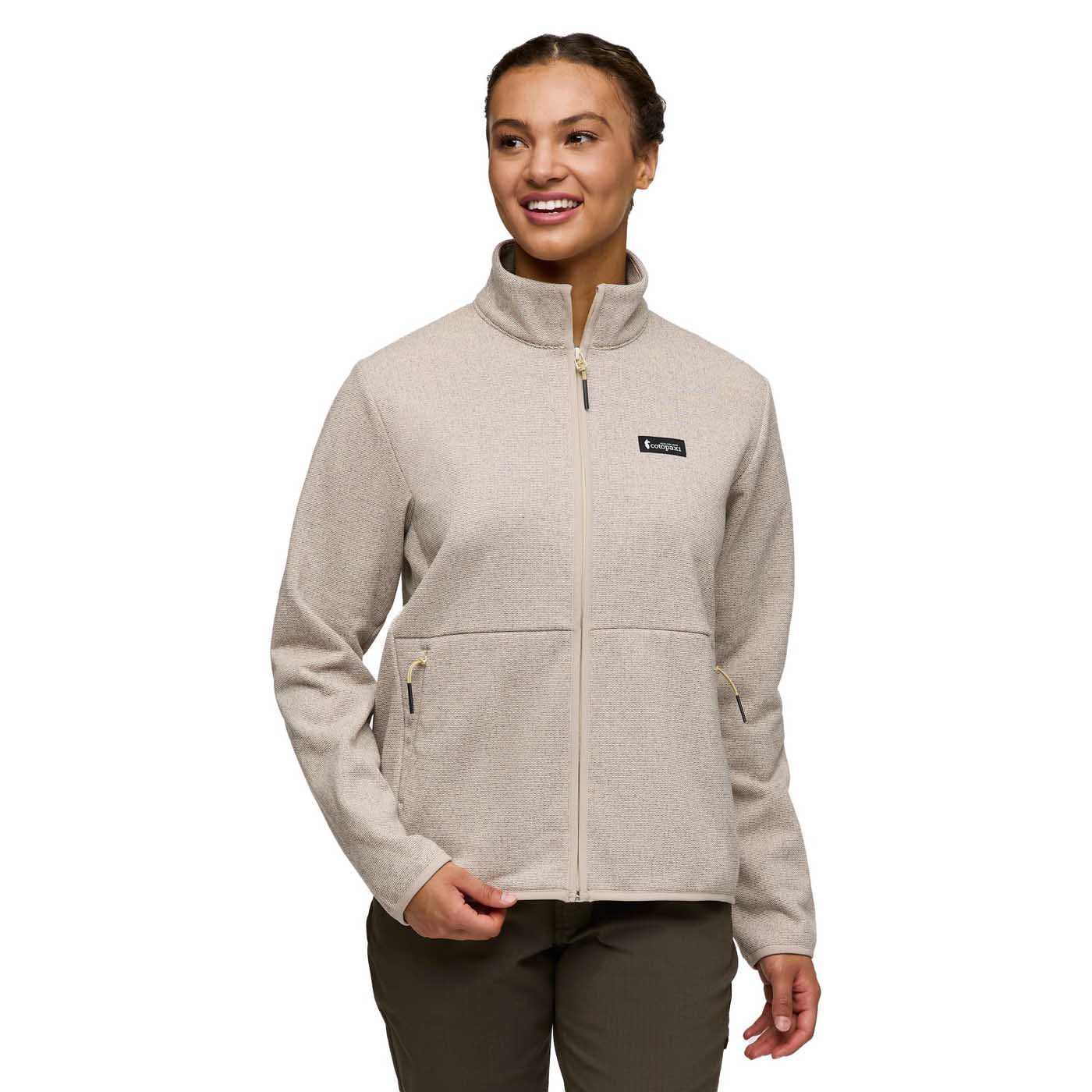 Cotopaxi Women's Envo Fleece Full-Zip Jacket 2025 Heather Cream