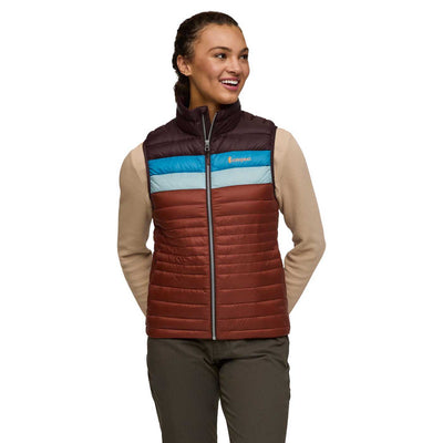 Cotopaxi Women's Fuego Down Vest 2025 COFFEE AND RUSTY