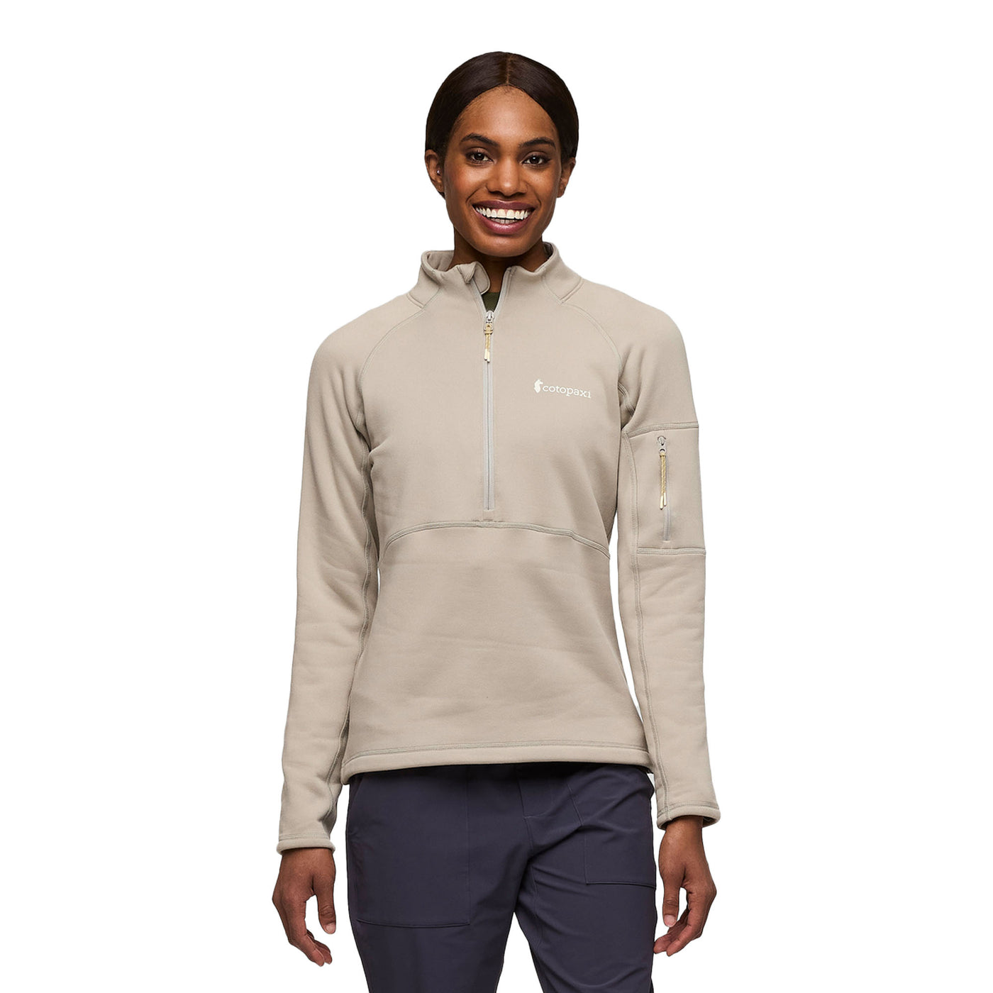 Cotopaxi Women's Tempa Fleece Half-Zip Pullover 2025 PEBBLE