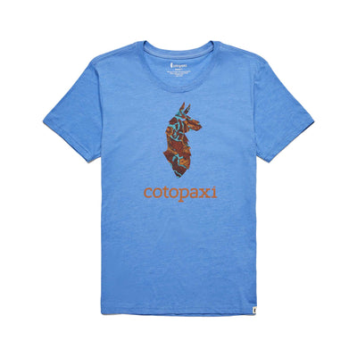 Cotopaxi Men's Altitude Llama Organic T-Shirt 2024 LUPINE