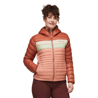 Cotopaxi Women's Fuego Hooded Down Jacket 2025 FADED BRICK/CLAY