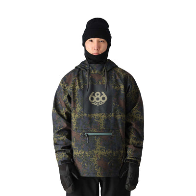 686 Men's Waterproof Hoody 2025 DARK SPOTTED