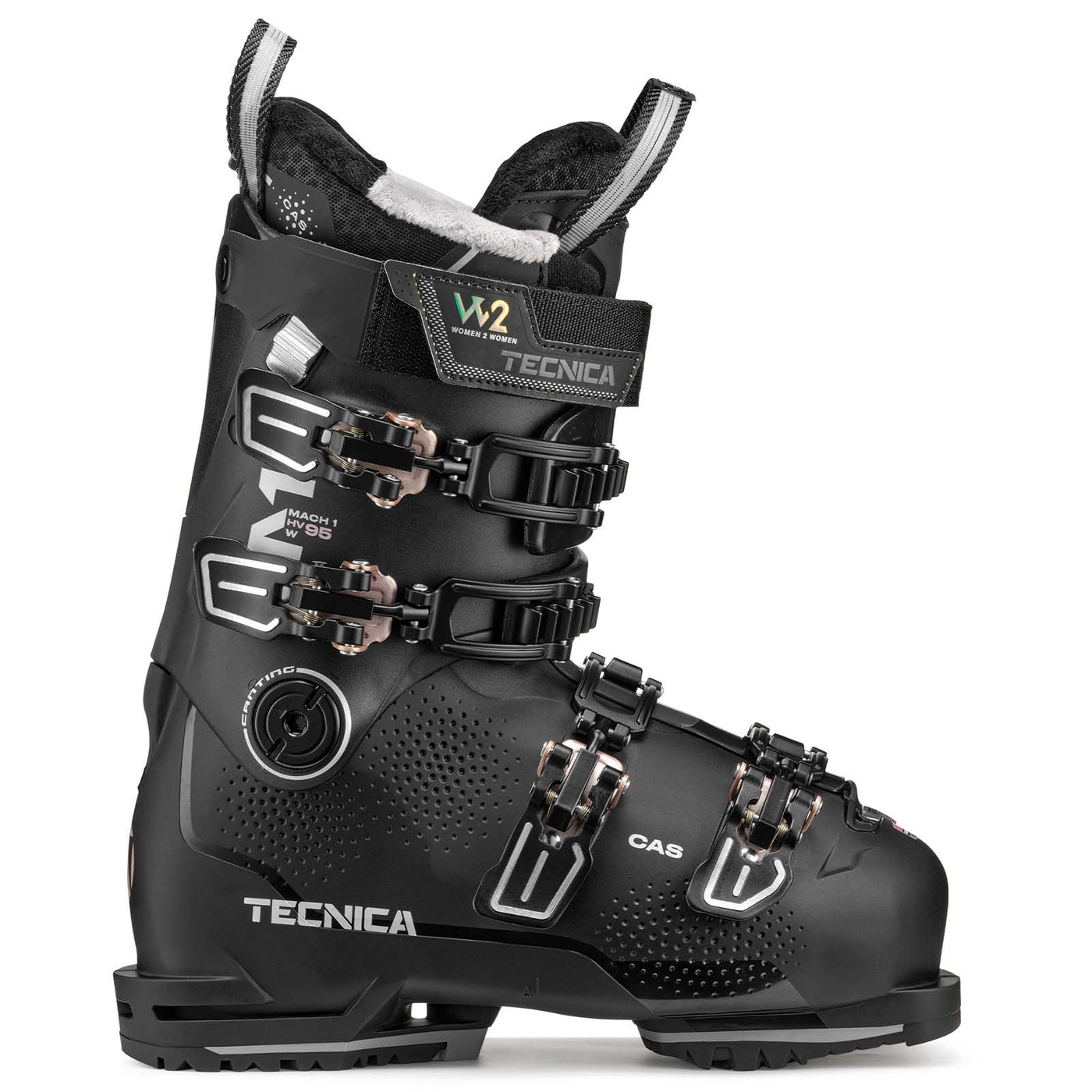 Tecnica Women's Mach1 HV 95 Ski Boots 2025 BLACK