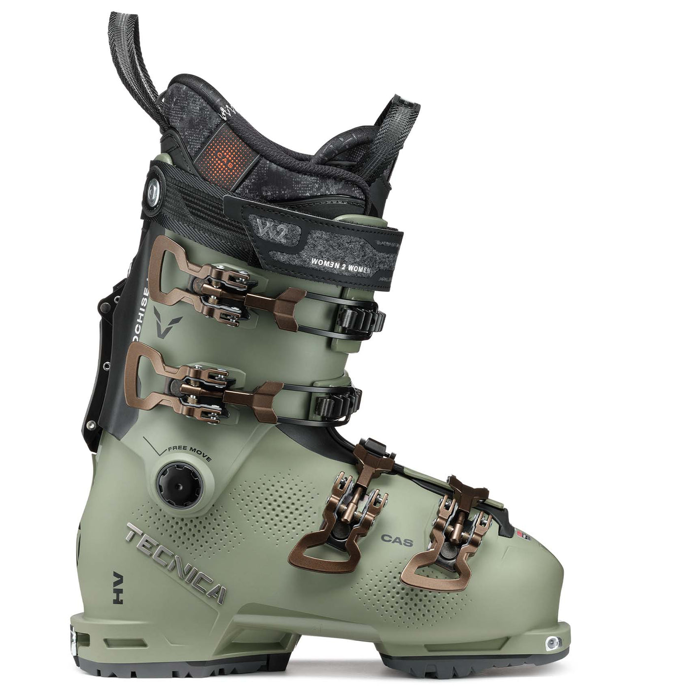 Tecnica Women's Cochise HV 95 DYN Ski Boots 2025 CAMP GREEN