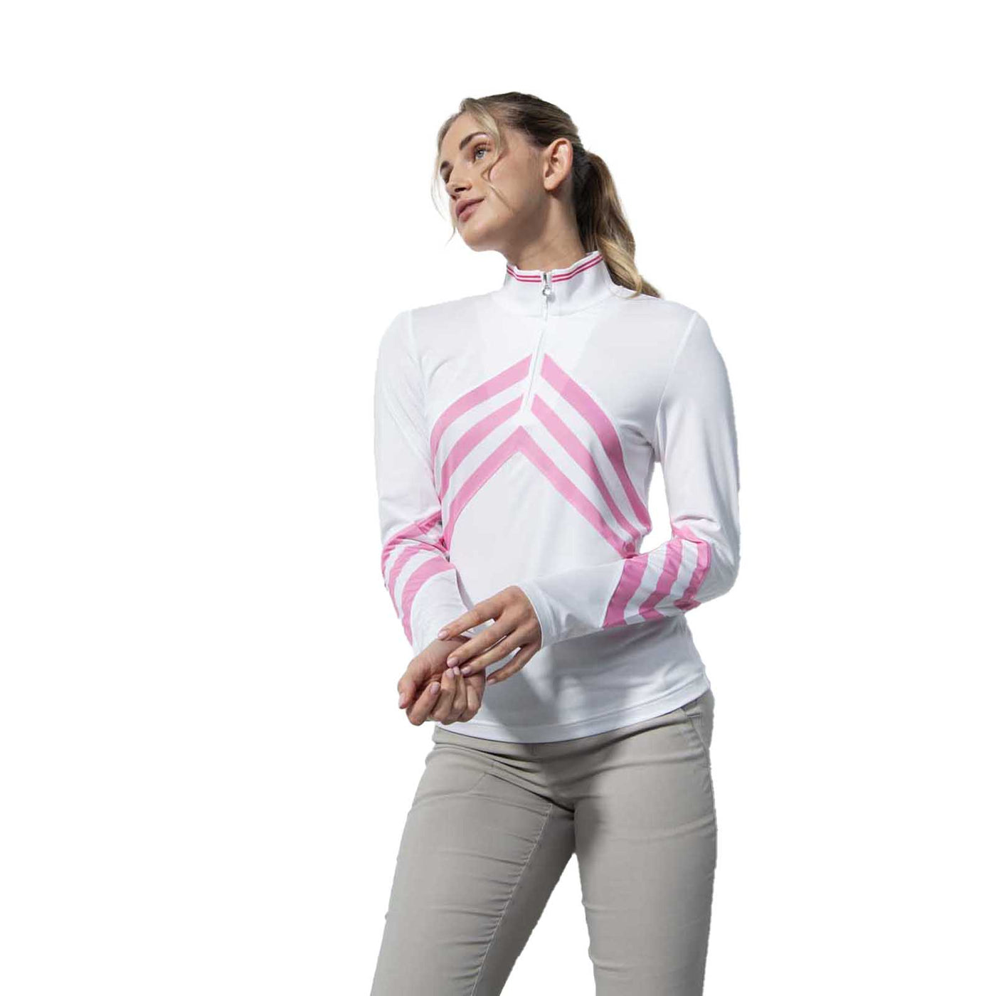 Daily Sports Women's Bari Long Sleeve Top 2024 WHITE