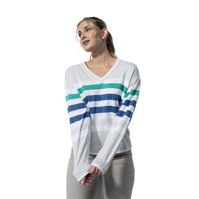 Daily Sports Women's Iwaki Pullover Sweater 2024 WHITE MULTI